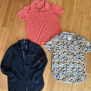Boys Dress Shirt Bundle size 8 9 10 medium